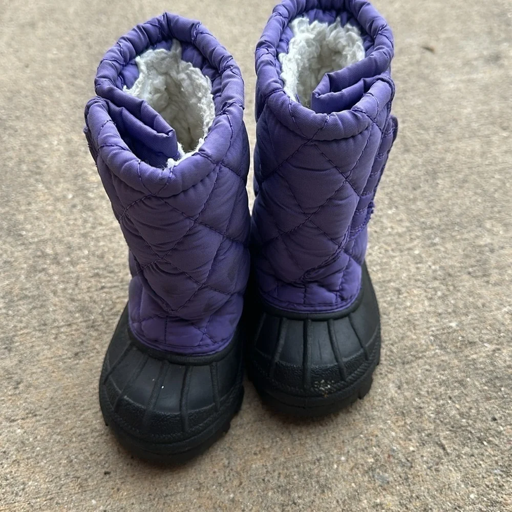 Purple Snow Boots